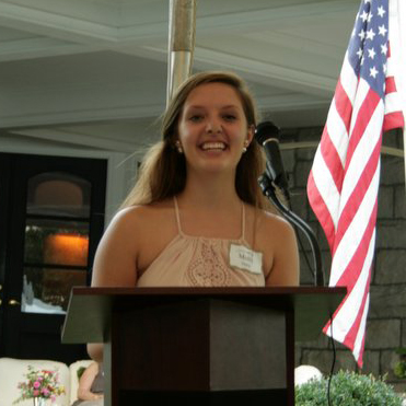 2016 Scholarship Recipient, Molly Harty of Warrenton and a freshman at East Carolina University

